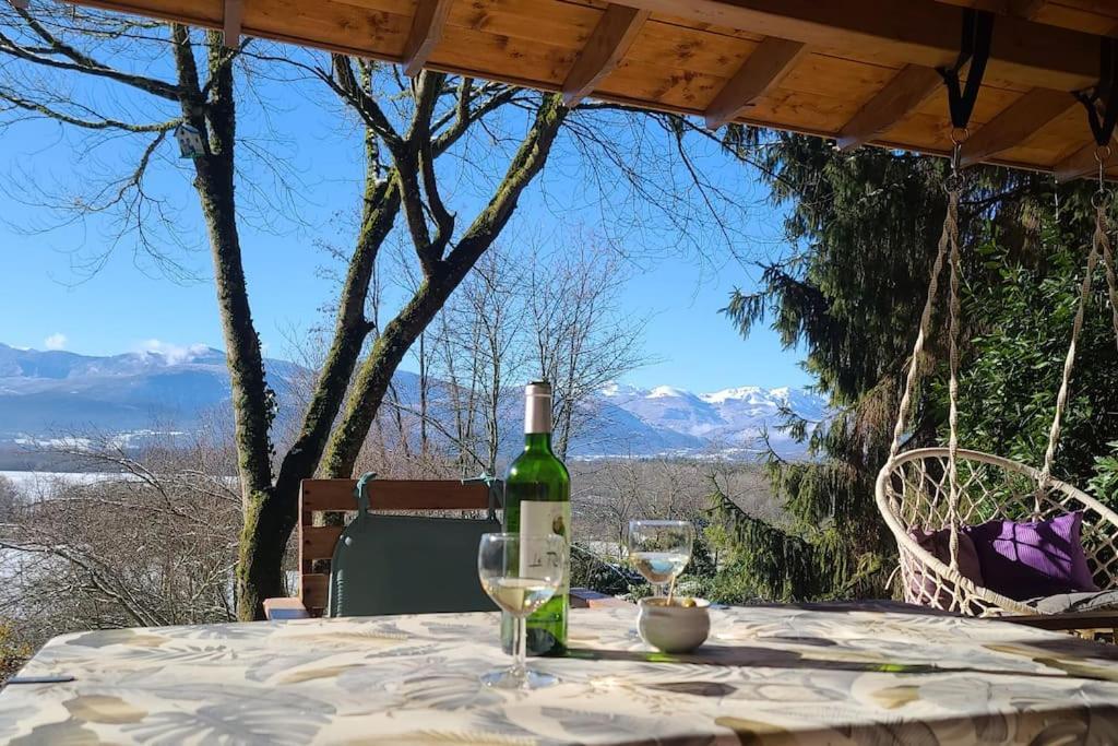 Cabane Dans Les Bois Avec Vue Sur Les Pyrenees Saint-Laurent-de-Neste 外观 照片