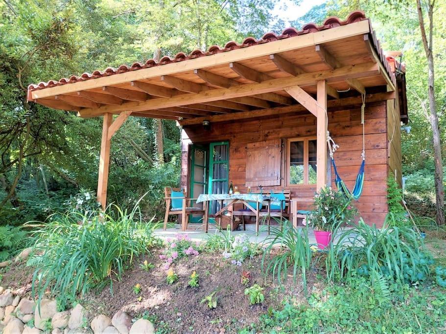 Cabane Dans Les Bois Avec Vue Sur Les Pyrenees Saint-Laurent-de-Neste 外观 照片